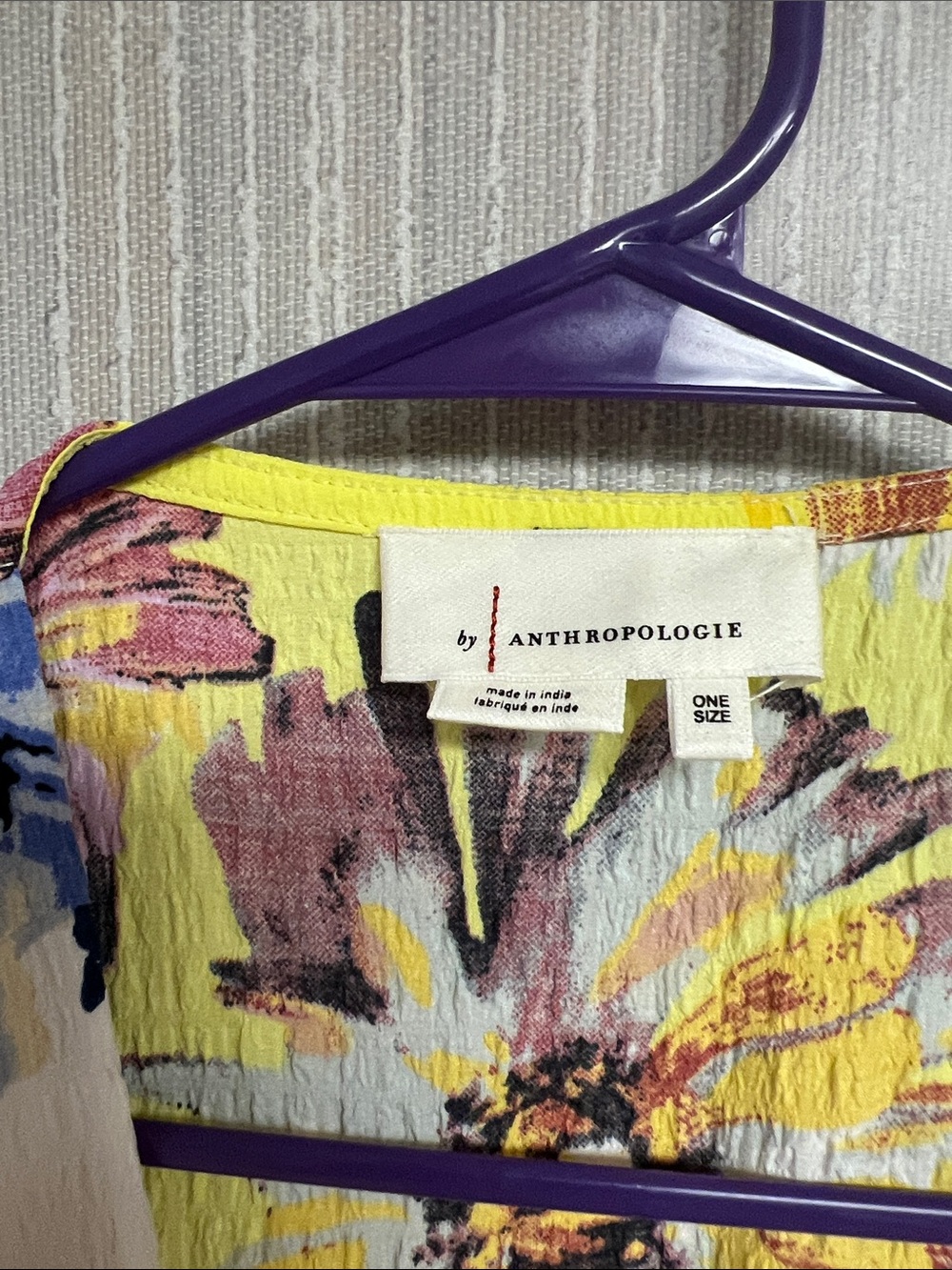 Rare NWOT Anthropologie lightweight Floral Kimono Robe - Picture 5 of 6